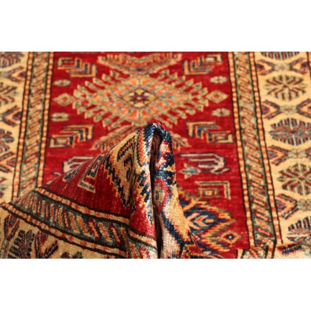 Tappeto Kazak Fine Pakistan rosso grigio 80x290