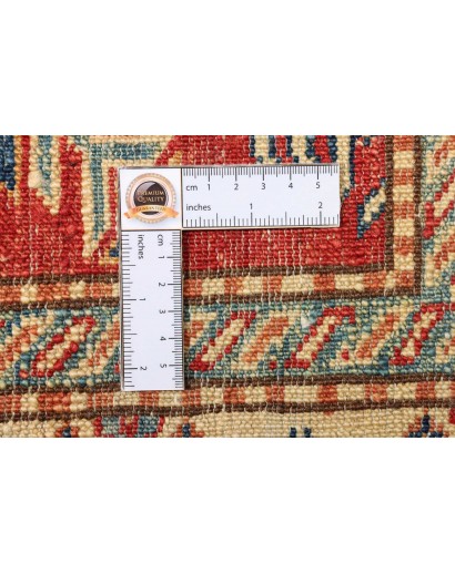 Tappeto Kazak Fine Pakistan rosso grigio 80x290