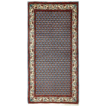 Tappeto Hamadan Persia grigio beige 62x126