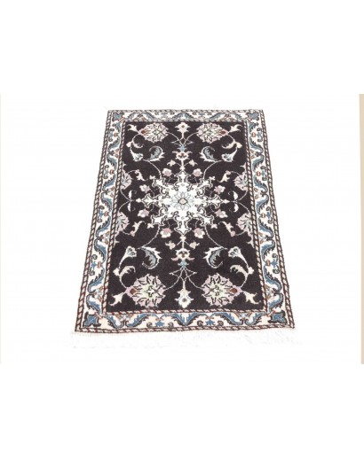 Tappeto Nain Kashmar Persia grigio bianco 60x90