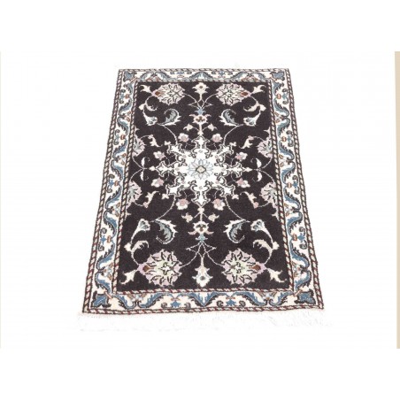 Tappeto Nain Kashmar Persia grigio bianco 60x90