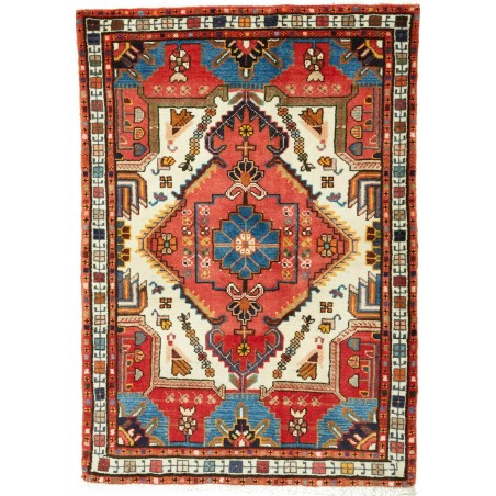 Tappeto Hamadan Persia marrone grigio 85x120