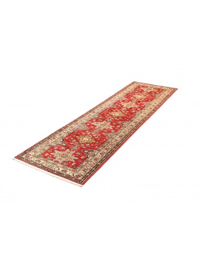 Tappeto Kazak Fine Pakistan marrone grigio 80x306