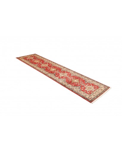 Tappeto Kazak Fine Pakistan marrone grigio 80x306