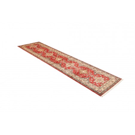 Tappeto Kazak Fine Pakistan marrone grigio 80x306