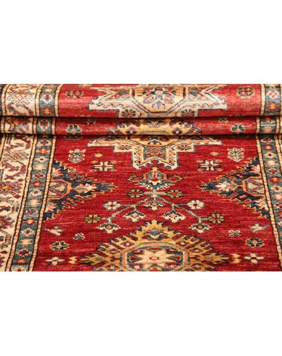 Tappeto Kazak Fine Pakistan marrone grigio 80x306