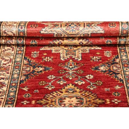 Tappeto Kazak Fine Pakistan marrone grigio 80x306