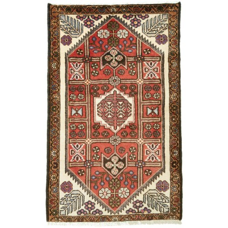 Tappeto Hamadan Persia marrone grigio 77x126