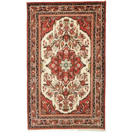 Tappeto Hamadan Persia marrone grigio 87x140