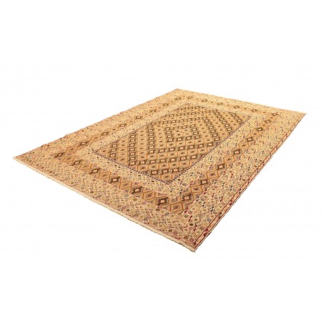 Tappeto Nakhunak Pakistan marrone giallo 203x260