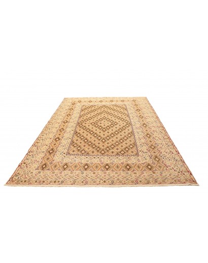 Tappeto Nakhunak Pakistan marrone giallo 203x260