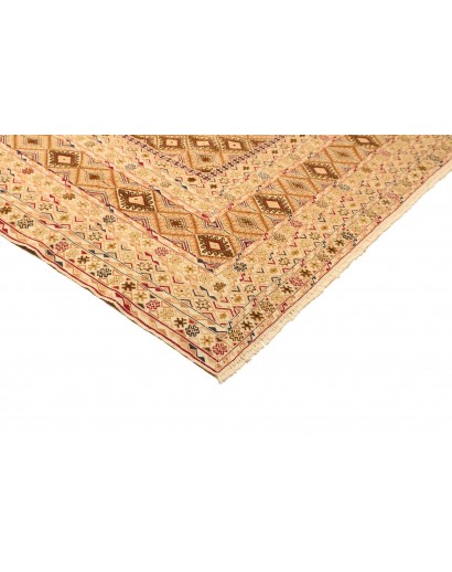 Tappeto Nakhunak Pakistan marrone giallo 203x260