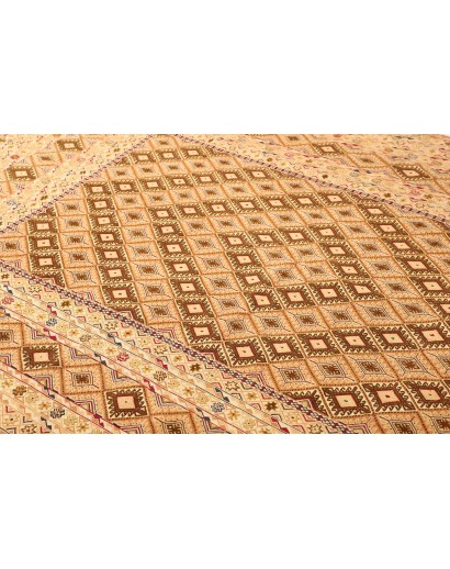 Tappeto Nakhunak Pakistan marrone giallo 203x260