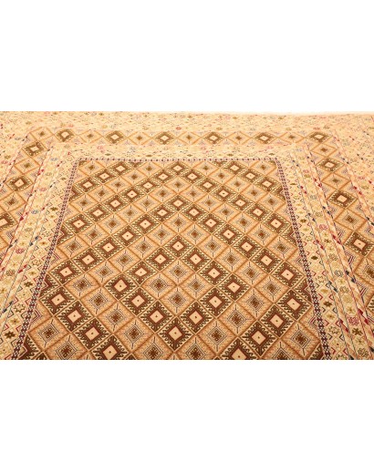 Tappeto Nakhunak Pakistan marrone giallo 203x260