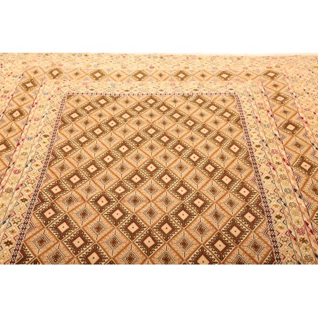 Tappeto Nakhunak Pakistan marrone giallo 203x260
