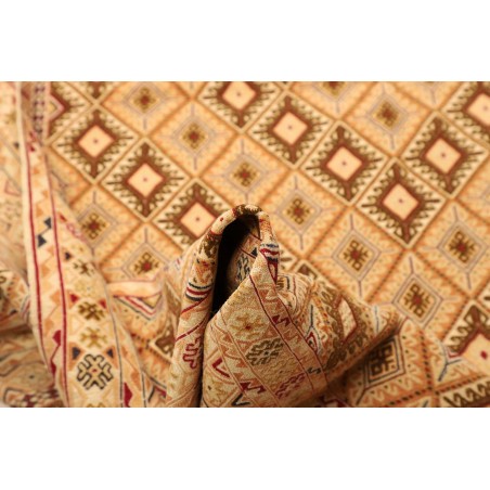 Tappeto Nakhunak Pakistan marrone giallo 203x260