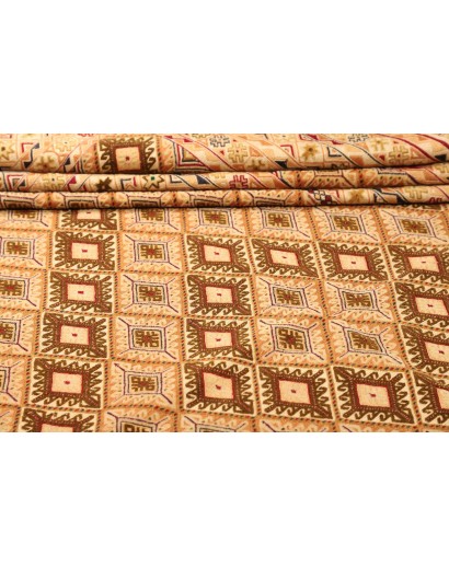 Tappeto Nakhunak Pakistan marrone giallo 203x260