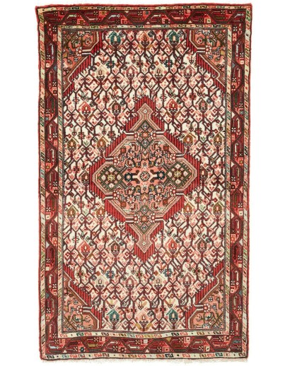 Tappeto Hamadan Persia marrone giallo 83x142