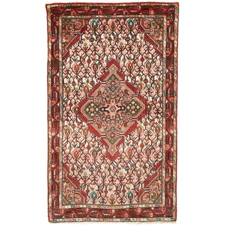 Tappeto Hamadan Persia marrone giallo 83x142