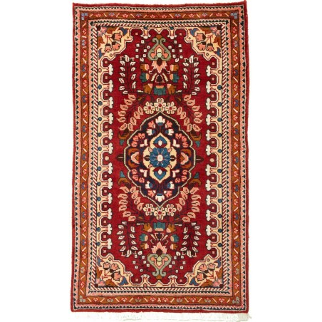 Tappeto Hamadan Persia marrone grigio 70x124