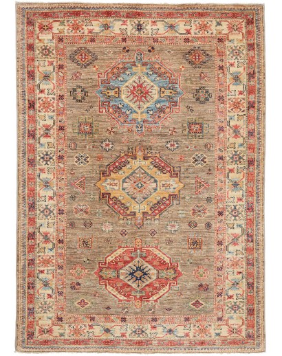 Tappeto Kazak Fine Pakistan marrone 147x210