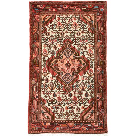 Tappeto Hamadan Persia marrone rosso 71x122