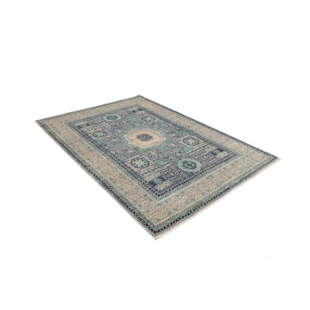 Tappeto Mamlouk Pakistan grigio bianco 153x215