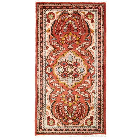 Tappeto Hamadan Persia marrone grigio 72x138
