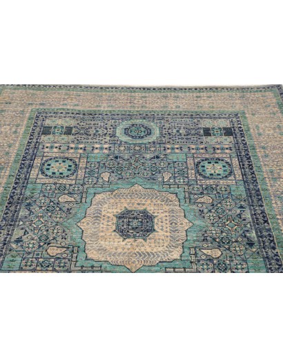 Tappeto Mamlouk Pakistan grigio bianco 153x215