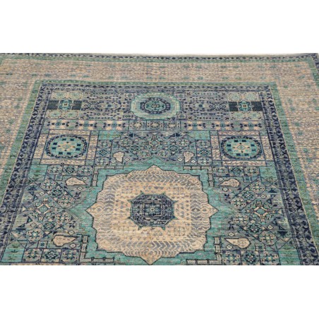 Tappeto Mamlouk Pakistan grigio bianco 153x215