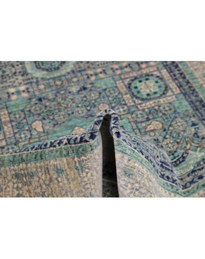 Tappeto Mamlouk Pakistan grigio bianco 153x215