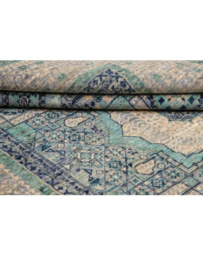 Tappeto Mamlouk Pakistan grigio bianco 153x215