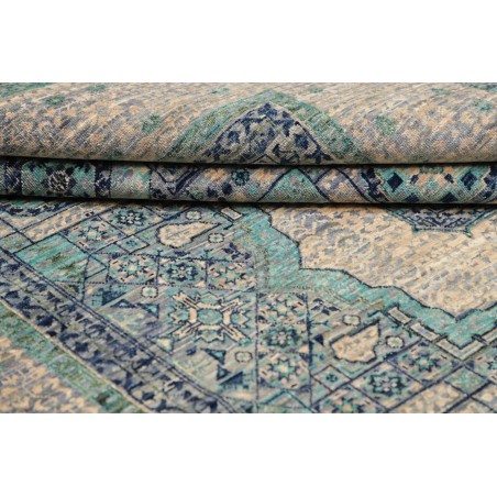 Tappeto Mamlouk Pakistan grigio bianco 153x215