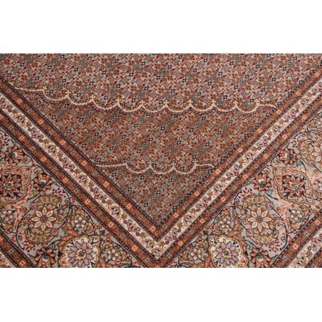 Tappeto Tabriz 50 Raj Mahi Persia azzurro giallo 207x302