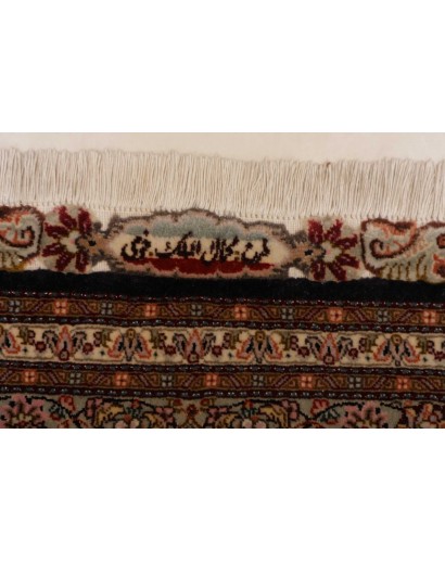 Tappeto Tabriz 50 Raj Mahi Persia azzurro giallo 207x302