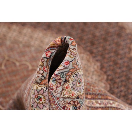 Tappeto Tabriz 50 Raj Mahi Persia azzurro giallo 207x302