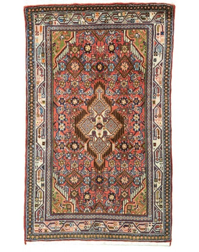Tappeto Hamadan Persia azzurro grigio 78x122