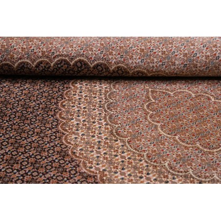 Tappeto Tabriz 50 Raj Mahi Persia azzurro giallo 207x302