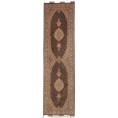 Tappeto Tabriz 50 Raj Mahi Persia azzurro 83x300