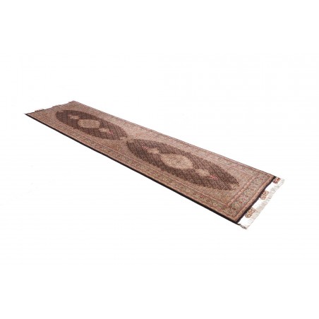 Tappeto Tabriz 50 Raj Mahi Persia azzurro 83x300