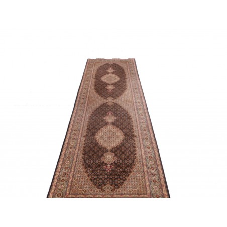 Tappeto Tabriz 50 Raj Mahi Persia azzurro 83x300