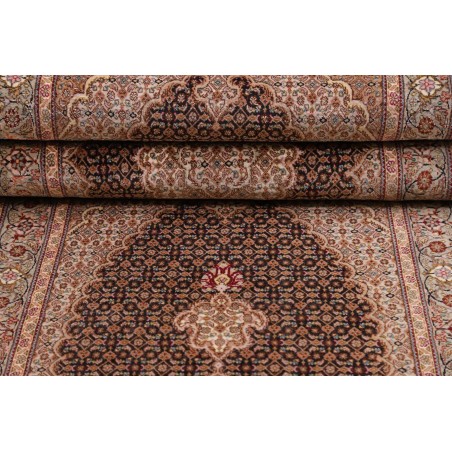 Tappeto Tabriz 50 Raj Mahi Persia azzurro 83x300