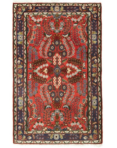 Tappeto Hamadan Persia grigio marrone 80x131