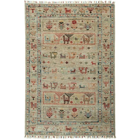 Tappeto Rubin Pakistan marrone grigio 102x147