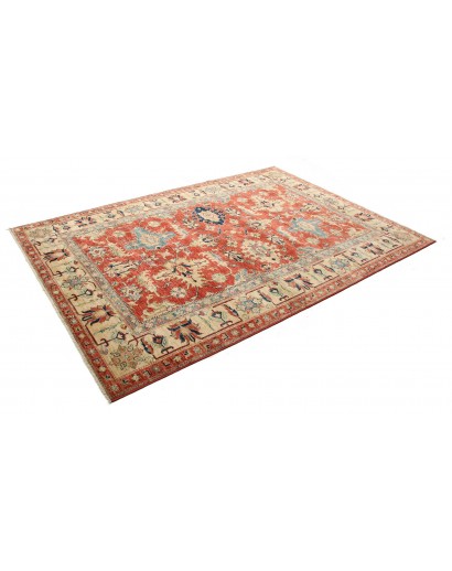 Tappeto Kazak Fine Pakistan marrone grigio 169x243