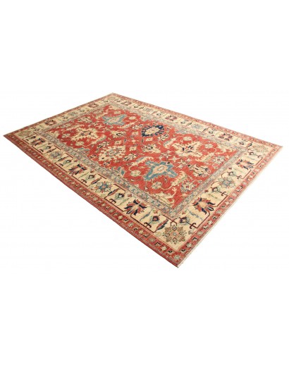 Tappeto Kazak Fine Pakistan marrone grigio 169x243