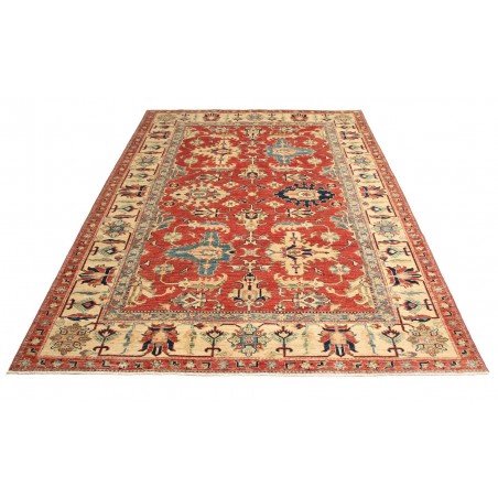 Tappeto Kazak Fine Pakistan marrone grigio 169x243