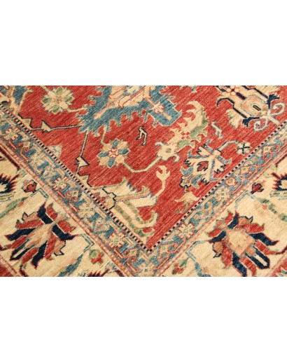 Tappeto Kazak Fine Pakistan marrone grigio 169x243