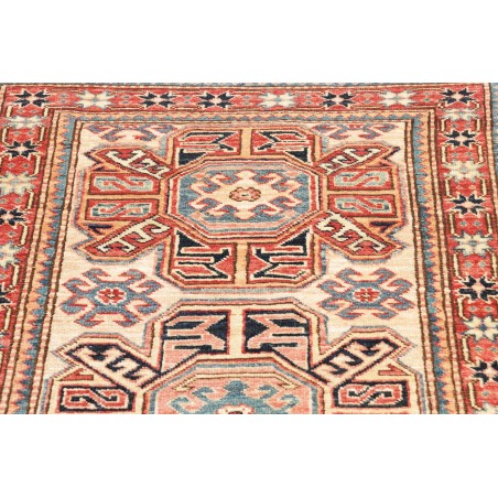 Tappeto Kazak Fine Pakistan marrone grigio 79x288