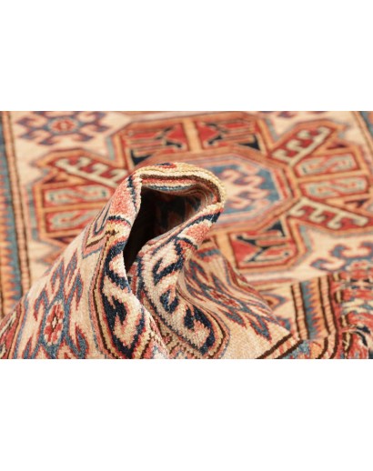 Tappeto Kazak Fine Pakistan marrone grigio 79x288